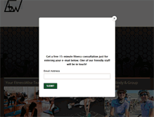 Tablet Screenshot of fitnesswise.net